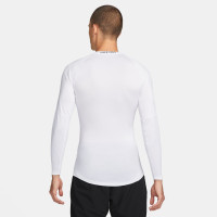 Nike Pro Long Sleeve Base Layer White Black