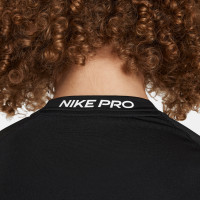 Nike Pro Long Sleeve Base Layer Kids Black White