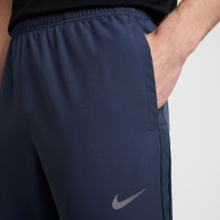 Nike Miler Repel Trainingspak Full-Zip Donkerblauw Zilver