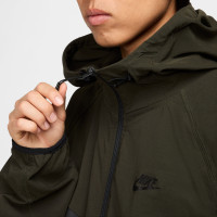 Nike Tech Sportswear Windrunner Jacket Dark Green Black