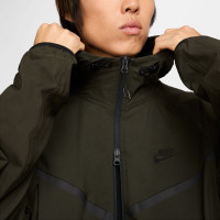 Nike Tech Sportswear Windrunner Jacket Dark Green Black