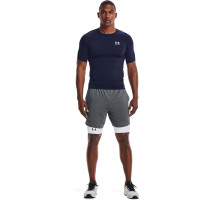 Under Armour HeatGear Base Layer Dark Blue White