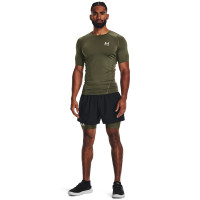 Under Armour HeatGear Sliding Pants Olive Green White
