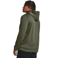 Under Armour Fleece Hoodie Olive Green Black