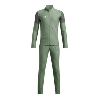Under Armour Challenger Full-Zip Kids Tracksuit Light Green Grey White
