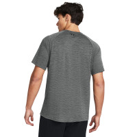 Under Armour Tech Textured Trainingsshirt Grijs Zwart
