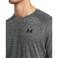 Under Armour Tech Textured Trainingsshirt Grijs Zwart