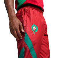 PUMA Morocco Pre-Match Woven Training pants 2024-2026 Red Green