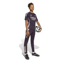 adidas Arsenal Training Shirt 2024-2025 Kids Dark Purple Beige Purple
