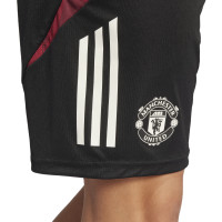 adidas Manchester United Training Short 2024-2025 Black White Red