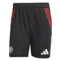 adidas Manchester United Training Short 2024-2025 Black White Red