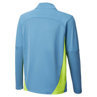 PUMA Manchester City Tracksuit 1/4-Zip 2024-2025 Light Blue Yellow
