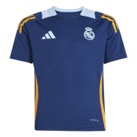 adidas Real Madrid Training Shirt 2024-2025 Kids Dark Blue Orange Light Blue