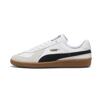 PUMA Army Trainer Sneakers Wit Beige Zwart Bruin