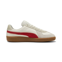 PUMA Army Trainer Sneakers Wit Beige Rood Bruin