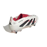 adidas Predator Elite IJzeren-Nop Voetbalschoenen (SG) Wit Zwart Rood