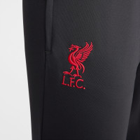 Nike Liverpool Strike Trainingspak 1/4-Zip 2024-2025 Grijs Donkergrijs Geel Rood