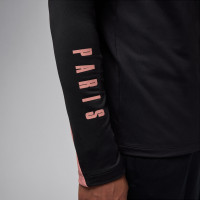 Nike Paris Saint-Germain x Jordan Strike Trainingstrui 1/4-Zip 2024-2025 Zwart Roze