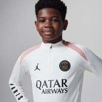Nike Paris Saint-Germain x Jordan Strike Tracksuit 1/4-Zip 2024-2025 Kids Off White Black Pink