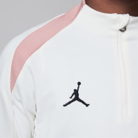 Nike Paris Saint-Germain x Jordan Strike Tracksuit 1/4-Zip 2024-2025 Kids Off White Black Pink