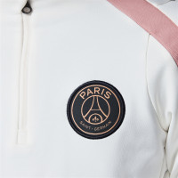 Nike Paris Saint-Germain x Jordan Strike Tracksuit 1/4-Zip 2024-2025 Kids Off White Black Pink
