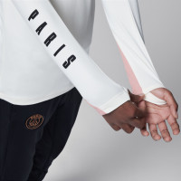 Nike Paris Saint-Germain x Jordan Strike Tracksuit 1/4-Zip 2024-2025 Kids Off White Black Pink