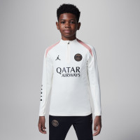 Nike Paris Saint-Germain x Jordan Strike Tracksuit 1/4-Zip 2024-2025 Kids Off White Black Pink