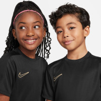 Nike Academy Trainingsshirt Kids Zwart Goud