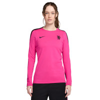 Nike Chelsea Strike Long Sleeve Training Shirt 2024-2025 Women's Pink Black