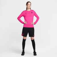 Nike Chelsea Strike Long Sleeve Training Shirt 2024-2025 Women's Pink Black