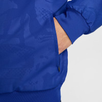 Nike FC Barcelona Anthem Training Jacket 2024-2025 Blue Light Green