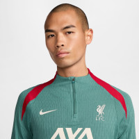 Nike Liverpool Strike Elite Tracksuit 1/4-Zip 2024-2025 Green Black Red