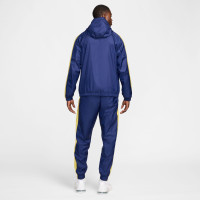 Nike Tottenham Hotspur Woven Tracksuit Hooded 2024-2025 Dark Blue Yellow White