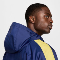 Nike Tottenham Hotspur Woven Tracksuit Hooded 2024-2025 Dark Blue Yellow White