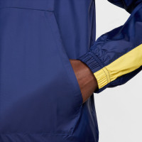 Nike Tottenham Hotspur Woven Tracksuit Hooded 2024-2025 Dark Blue Yellow White