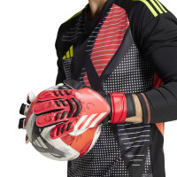 adidas Predator Training Goalkeeper Gloves Red White Black