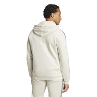 adidas City Escape Fleece Hoodie Beige Donkergrijs