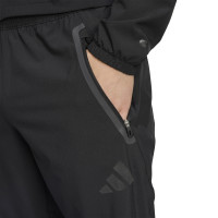 adidas Tiro 25 Vis Tech Competition Hooded Tracksuit Full-Zip Black Dark Grey