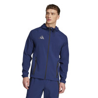 adidas Tiro 25 Vis Tech Competition Hooded Tracksuit Full-Zip Dark Blue Black