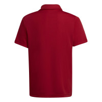 adidas Entrada 22 Polo Kids Red White