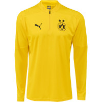 PUMA Borussia Dortmund Trainingspak 1/4-Zip 2024-2025 Geel Zwart