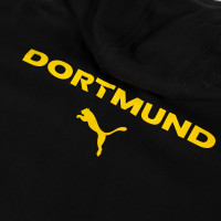 PUMA Borussia Dortmund Casuals Full-Zip Tracksuit 2024-2025 Black Yellow