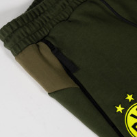 PUMA Borussia Dortmund Pumatech Full-Zip Tracksuit 2024-2025 Dark Green Olive Green Yellow