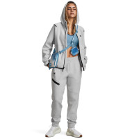 Under Armour Unstoppable Fleece Jogging Suit Full-Zip Hooded Women's Grey Black