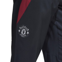 adidas Manchester United Presentation Training pants 2024-2025 Black White Red