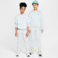 Nike Sportswear Club Fleece Joggingbroek Kids Grijs Turquoise