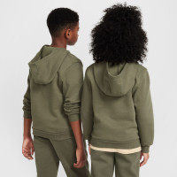 Nike Sportswear Club Fleece Vest Kids Olive Green White