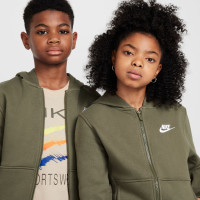 Nike Sportswear Club Fleece Vest Kids Olive Green White