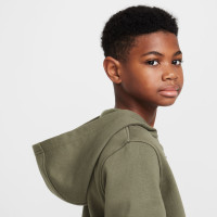 Nike Sportswear Club Fleece Vest Kids Olive Green White