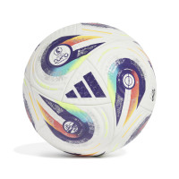 adidas Women's EURO25 Pro Football Size 5 White Purple Yellow